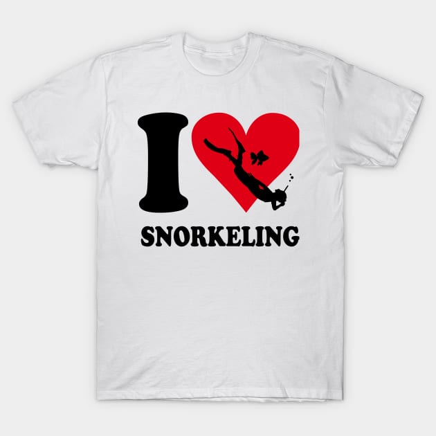 Love snorkel T-Shirt by nektarinchen